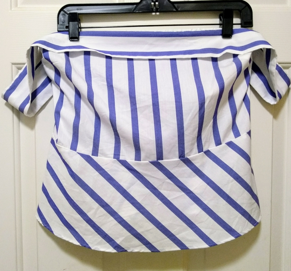 Summertime Stripe On & Off the Shoulder Top